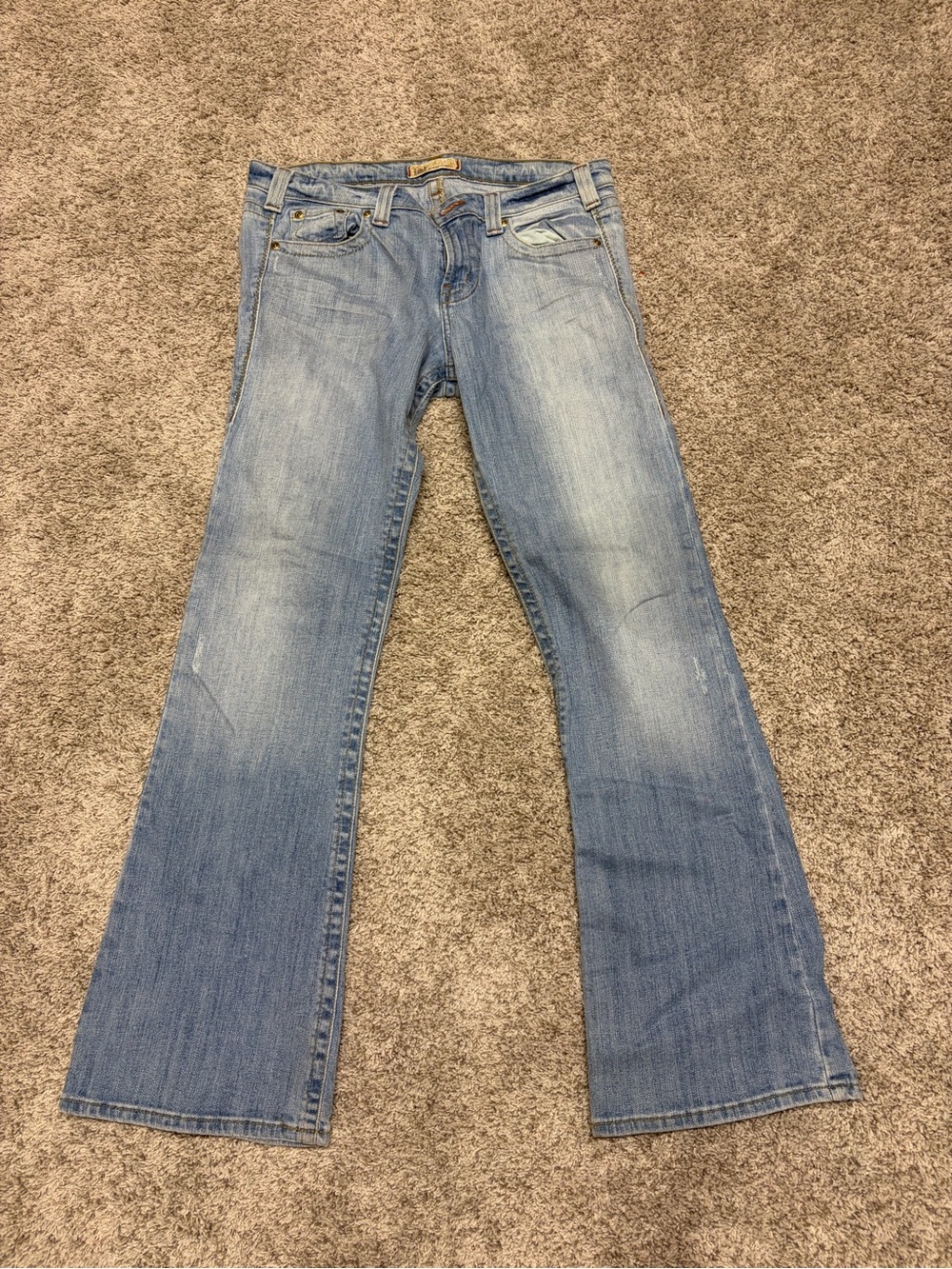 lei Women's Light Blue Flare Jeans